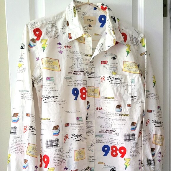 Bellerose Belgium Boys Print Shirt / 10~14 years - Picture 1 of 6